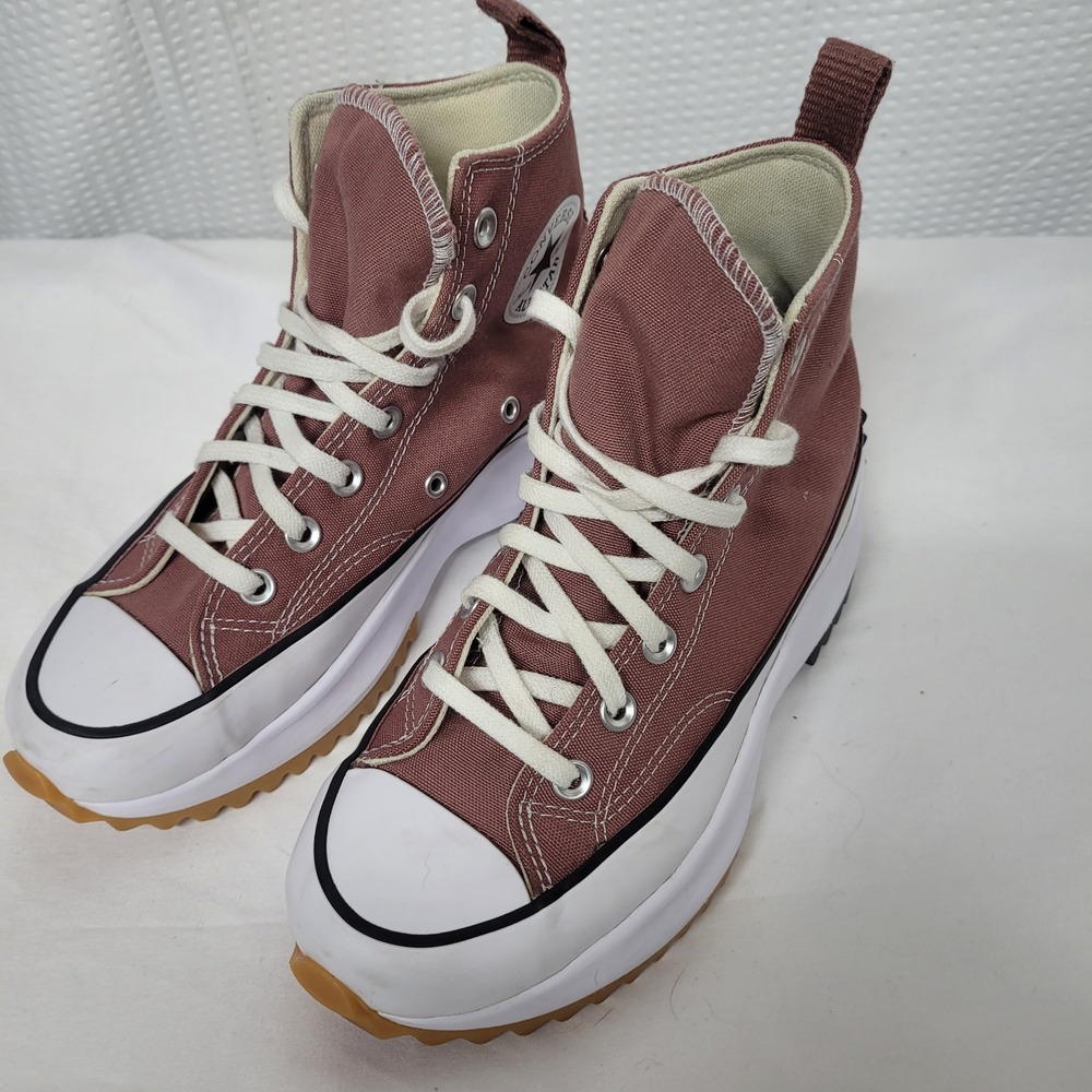 Converse‎ Run Star Hike High Top Platform Canyon Rust Mauve A00852C Womens 7